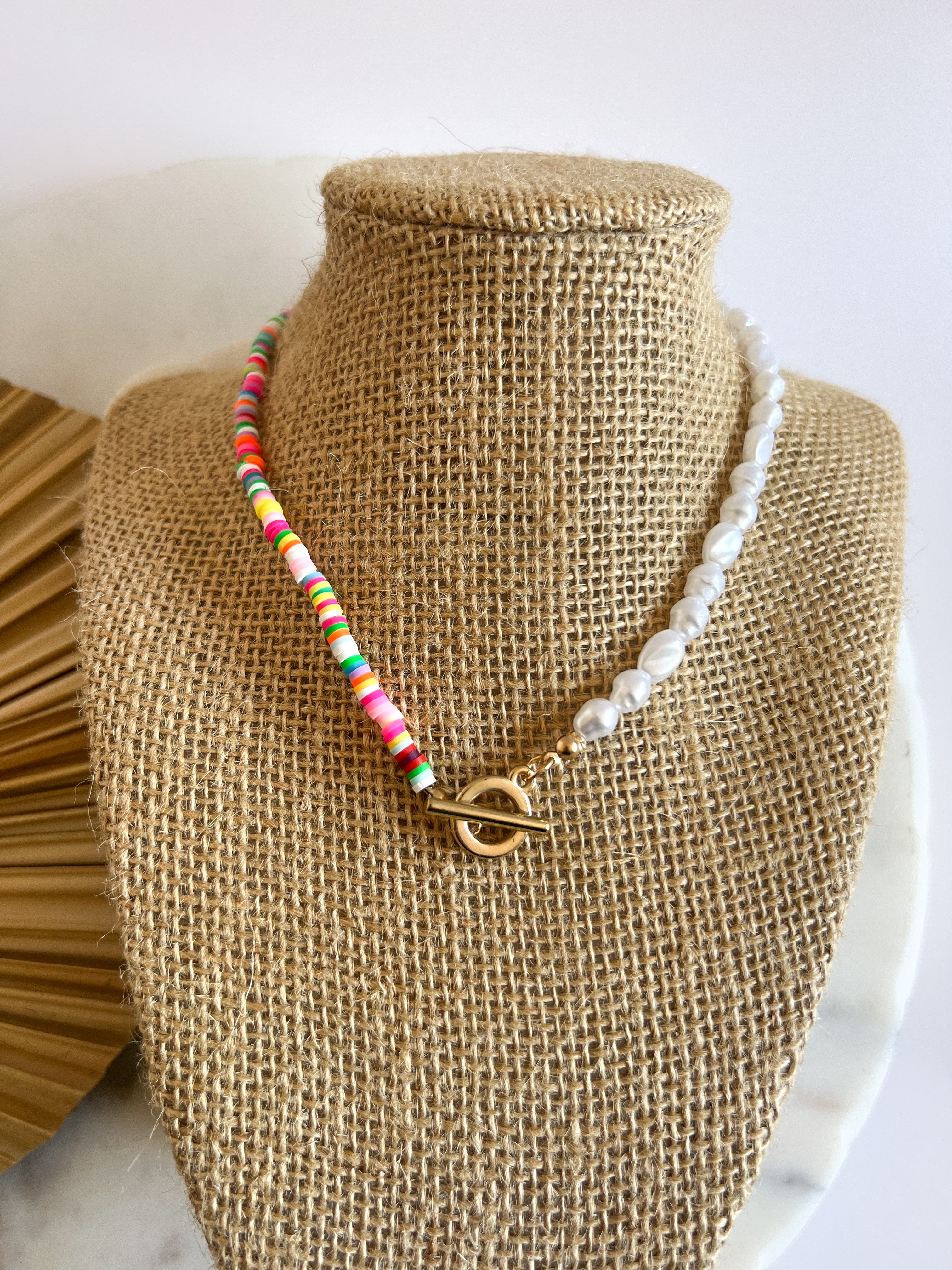 Omega Pearl Necklace