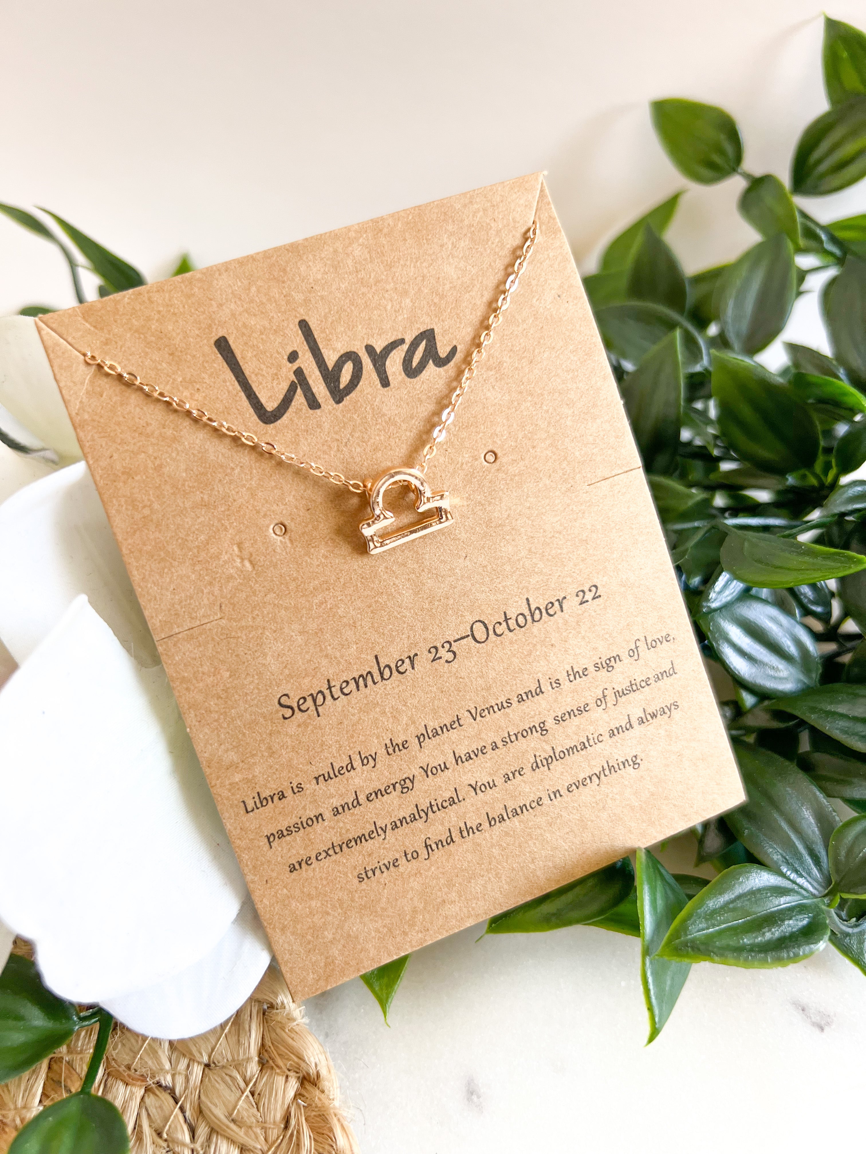 Zodiac Necklace - Gold