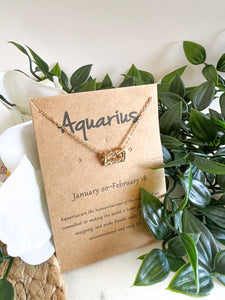 Zodiac Necklace - Gold