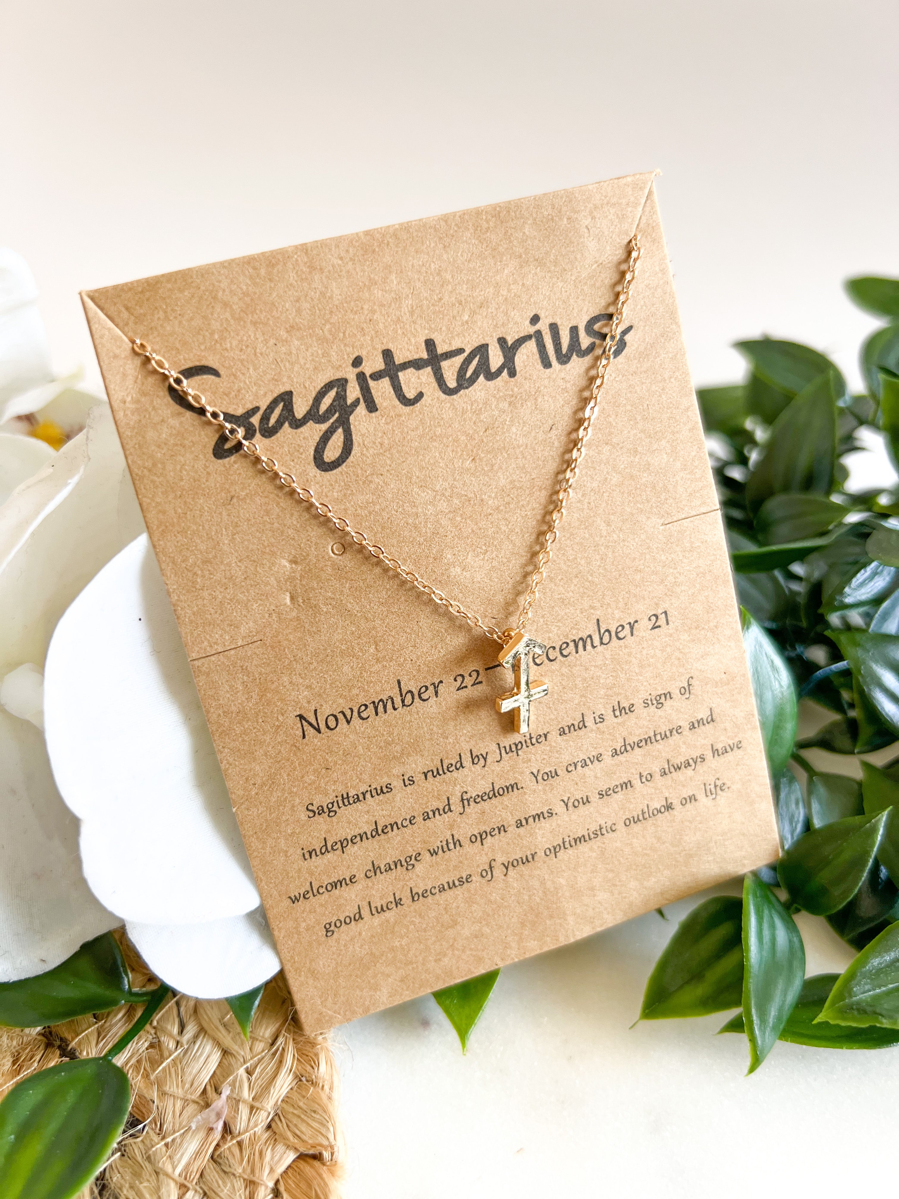 Zodiac Necklace - Gold