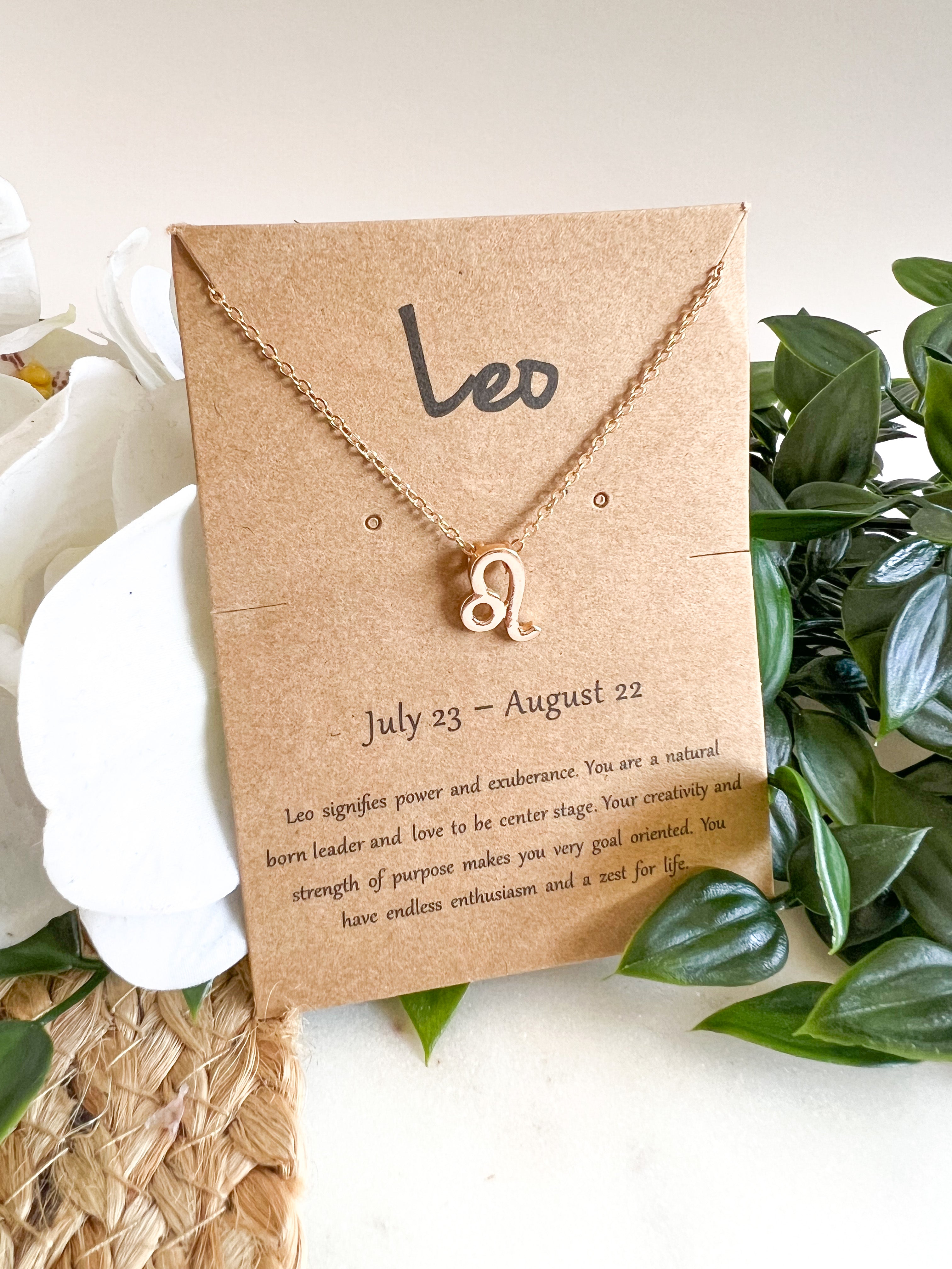 Zodiac Necklace - Gold
