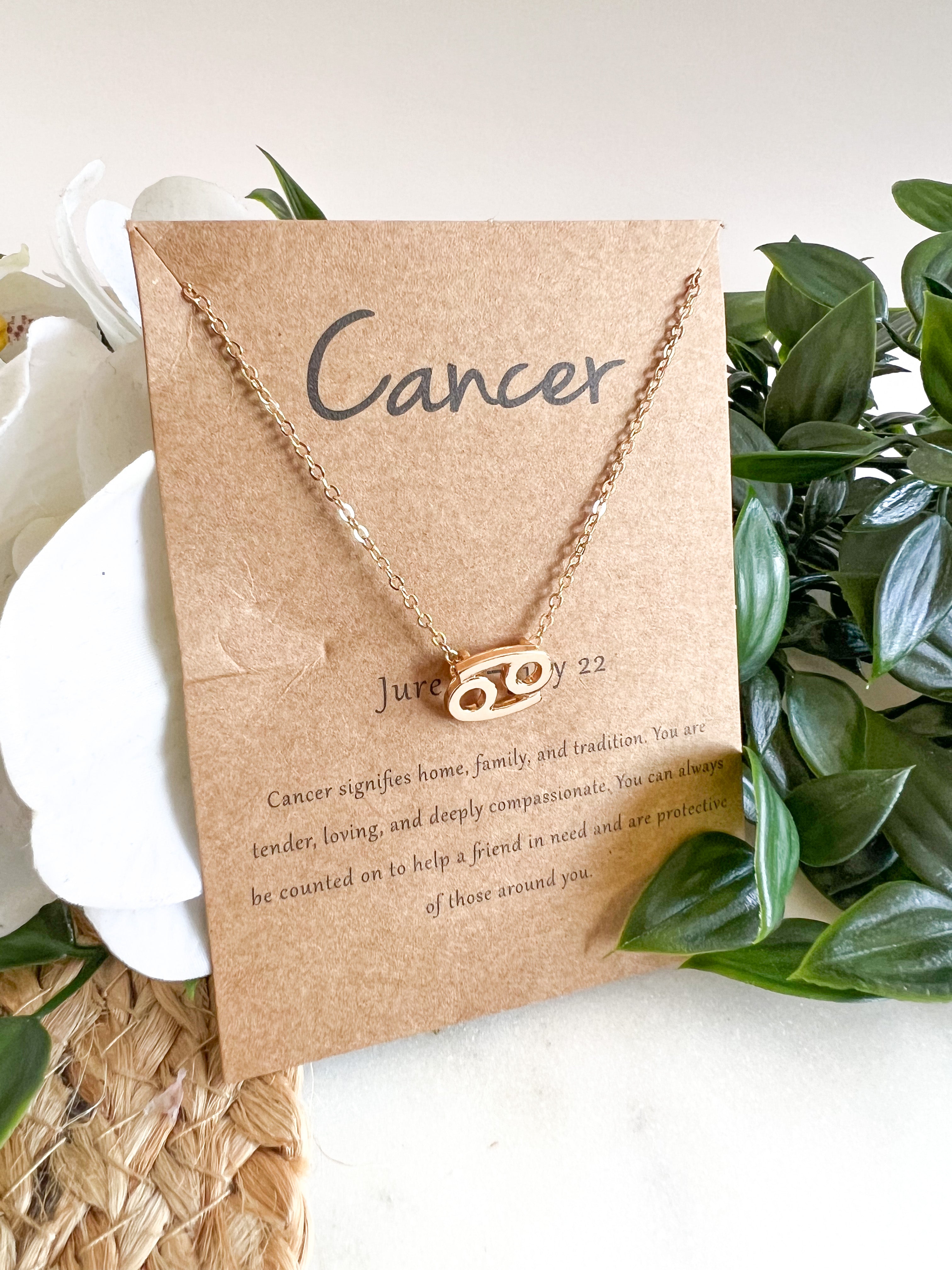 Zodiac Necklace - Gold