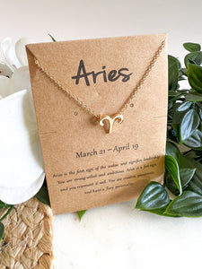 Zodiac Necklace - Gold