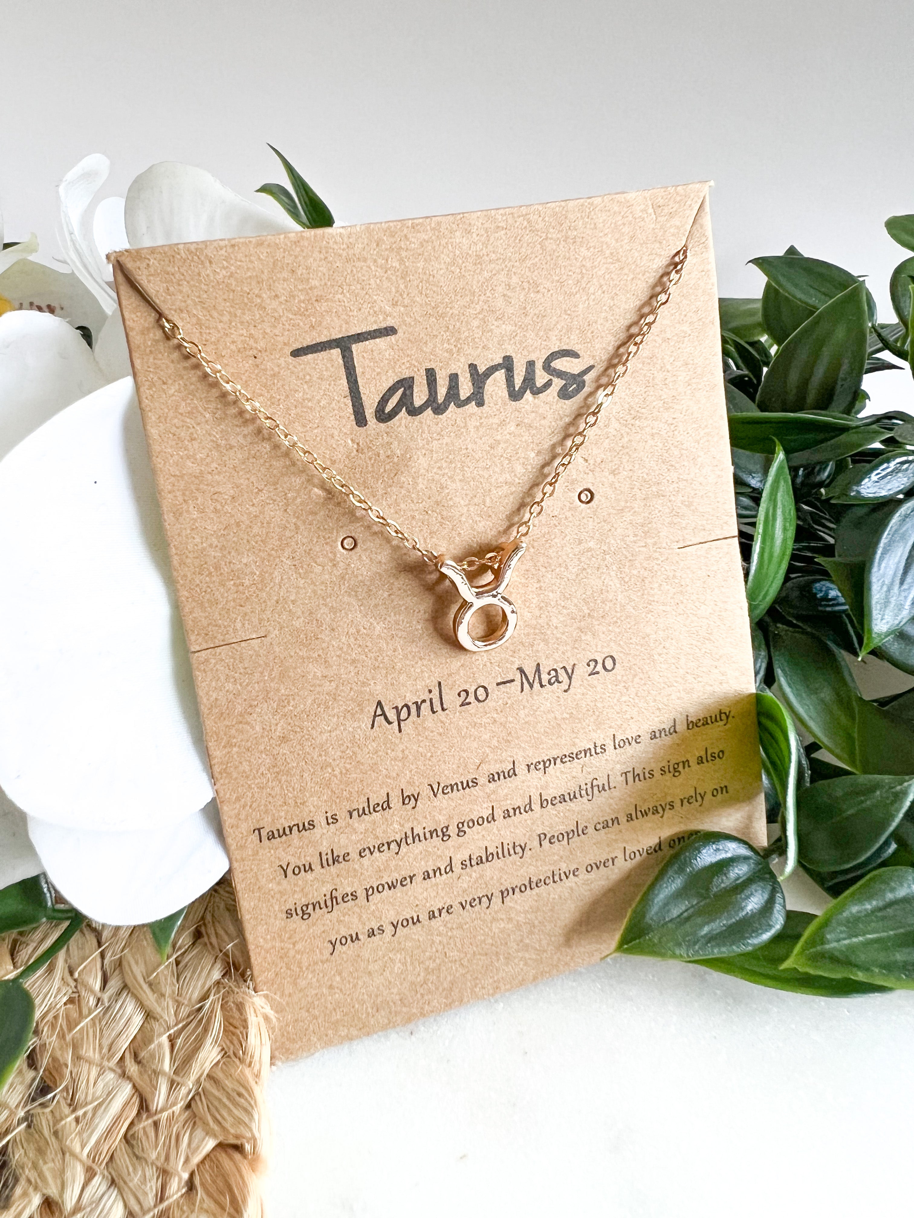 Zodiac Necklace - Gold