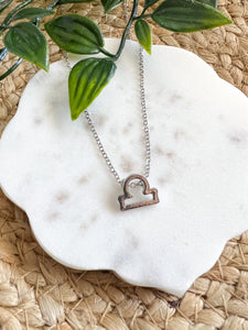 Zodiac Necklace - Silver