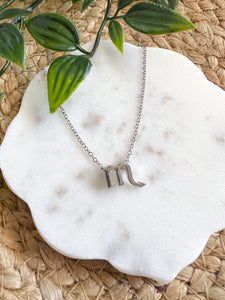 Zodiac Necklace - Silver