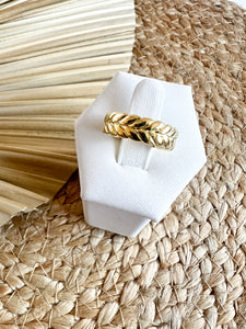 Gold Leaf Ring