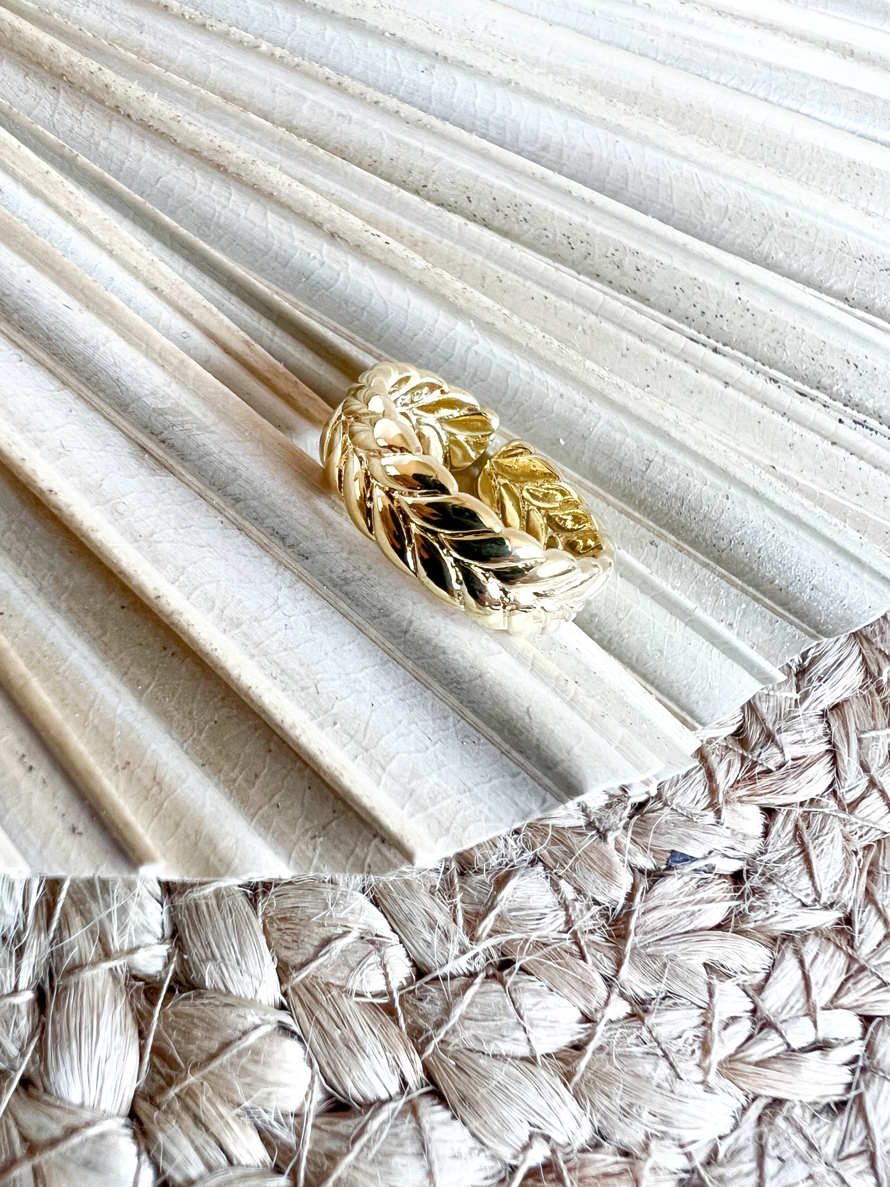 Gold Leaf Ring