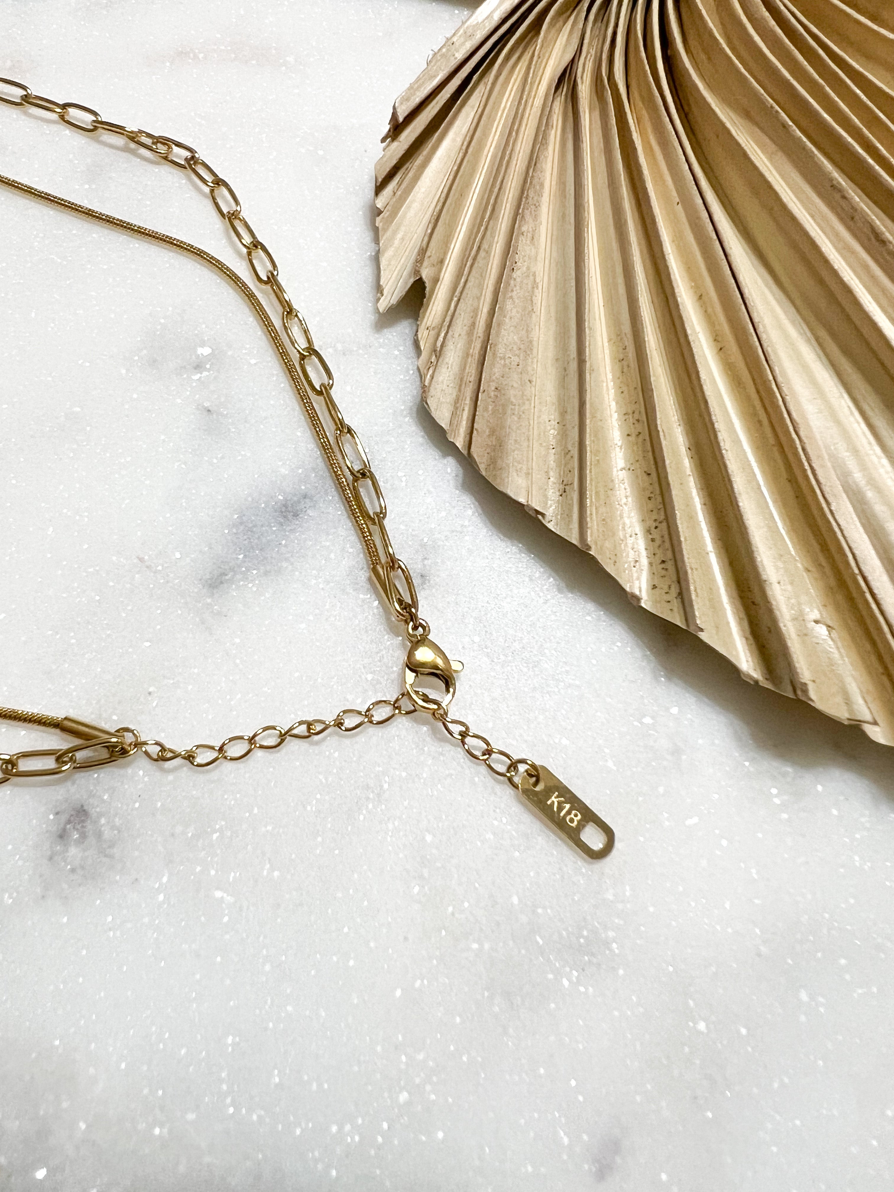 Layered Paperclip Necklace
