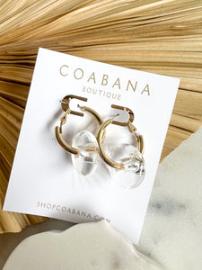 Acrylic Circle Earrings