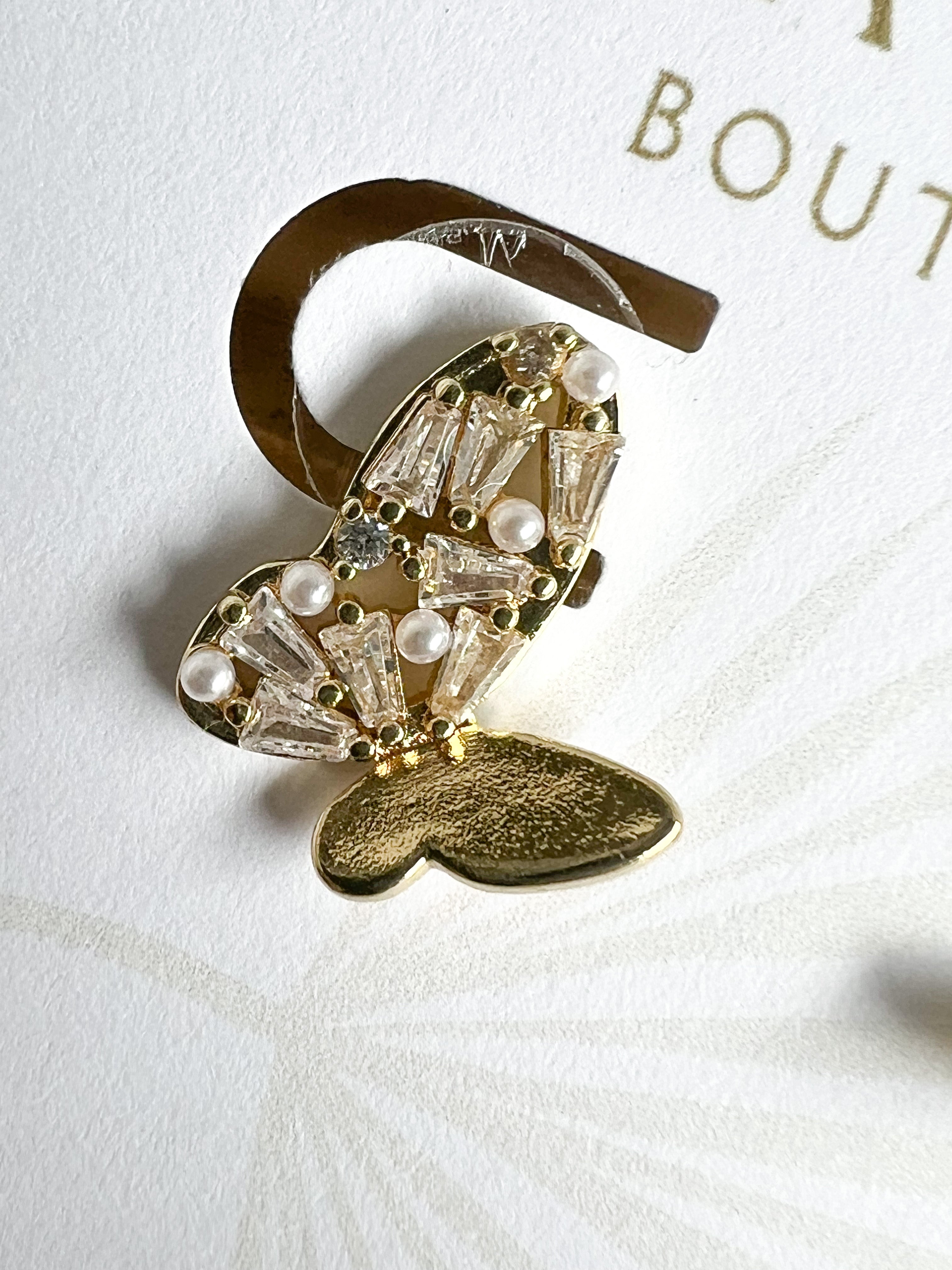 Claudia Butterfly Earrings- Gold