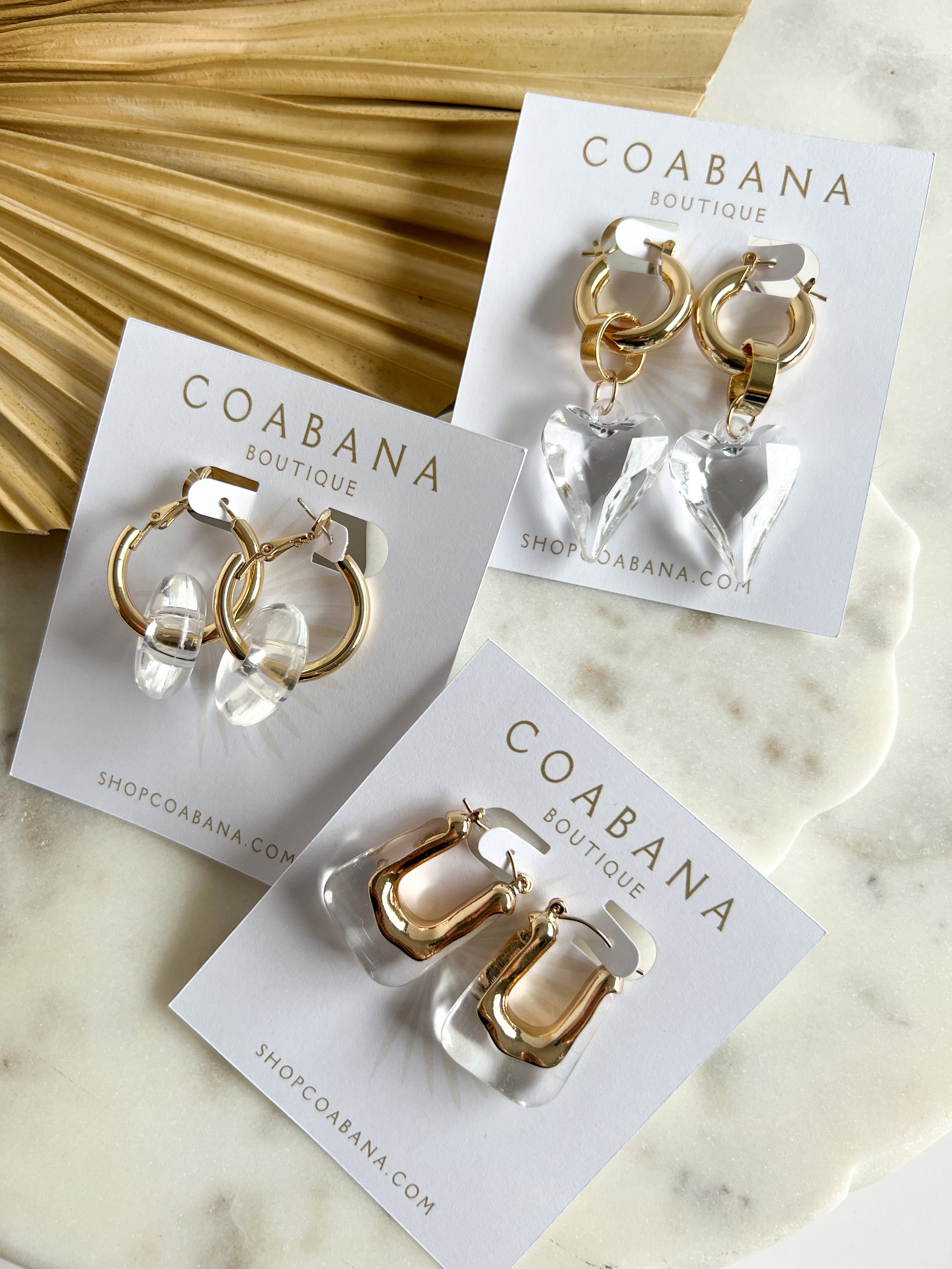 Acrylic Circle Earrings