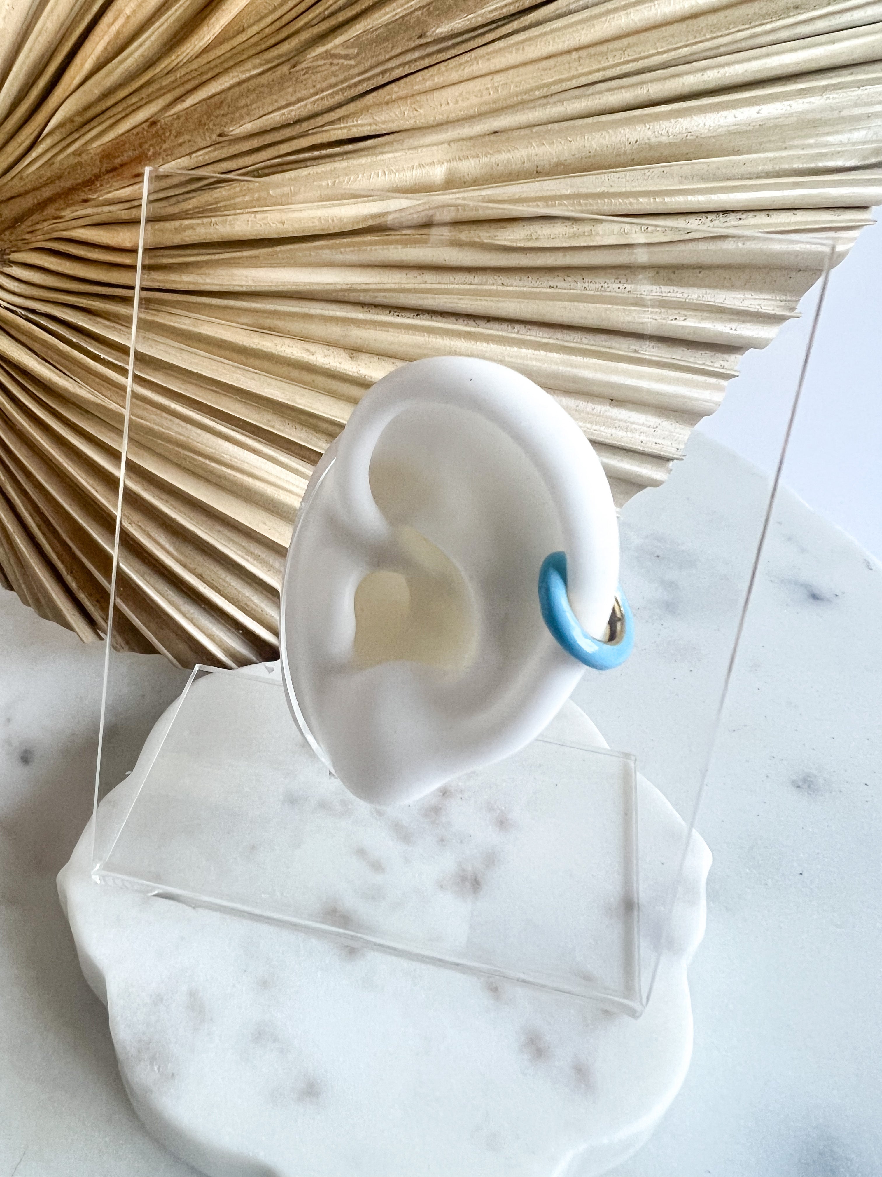Enamel Coated Ear Cuffs