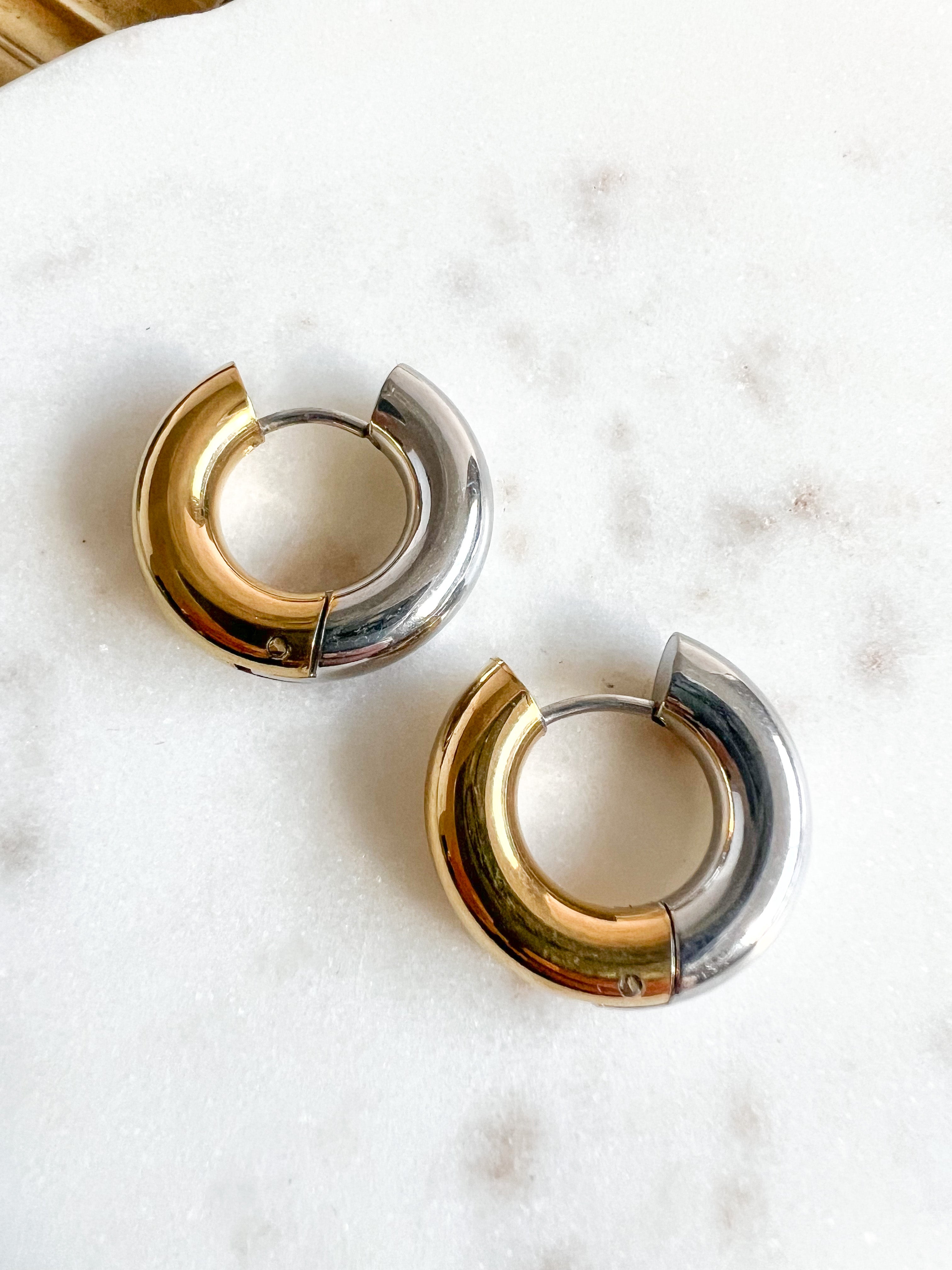 Two Tone Hoops