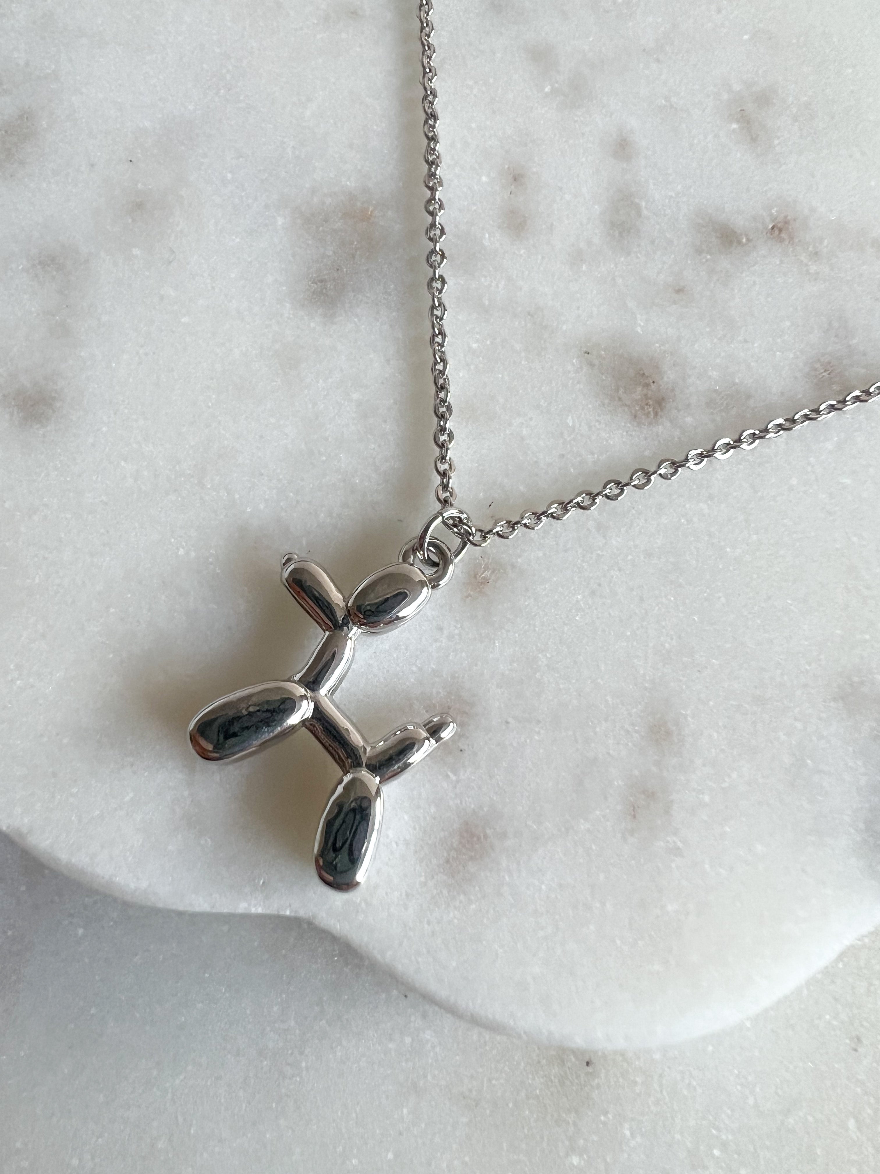 Miami Balloon Dog Necklace