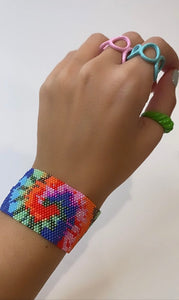 Multicolored Beaded Bracelet