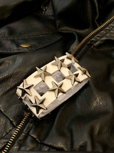 Vegan Leather Star Bracelet