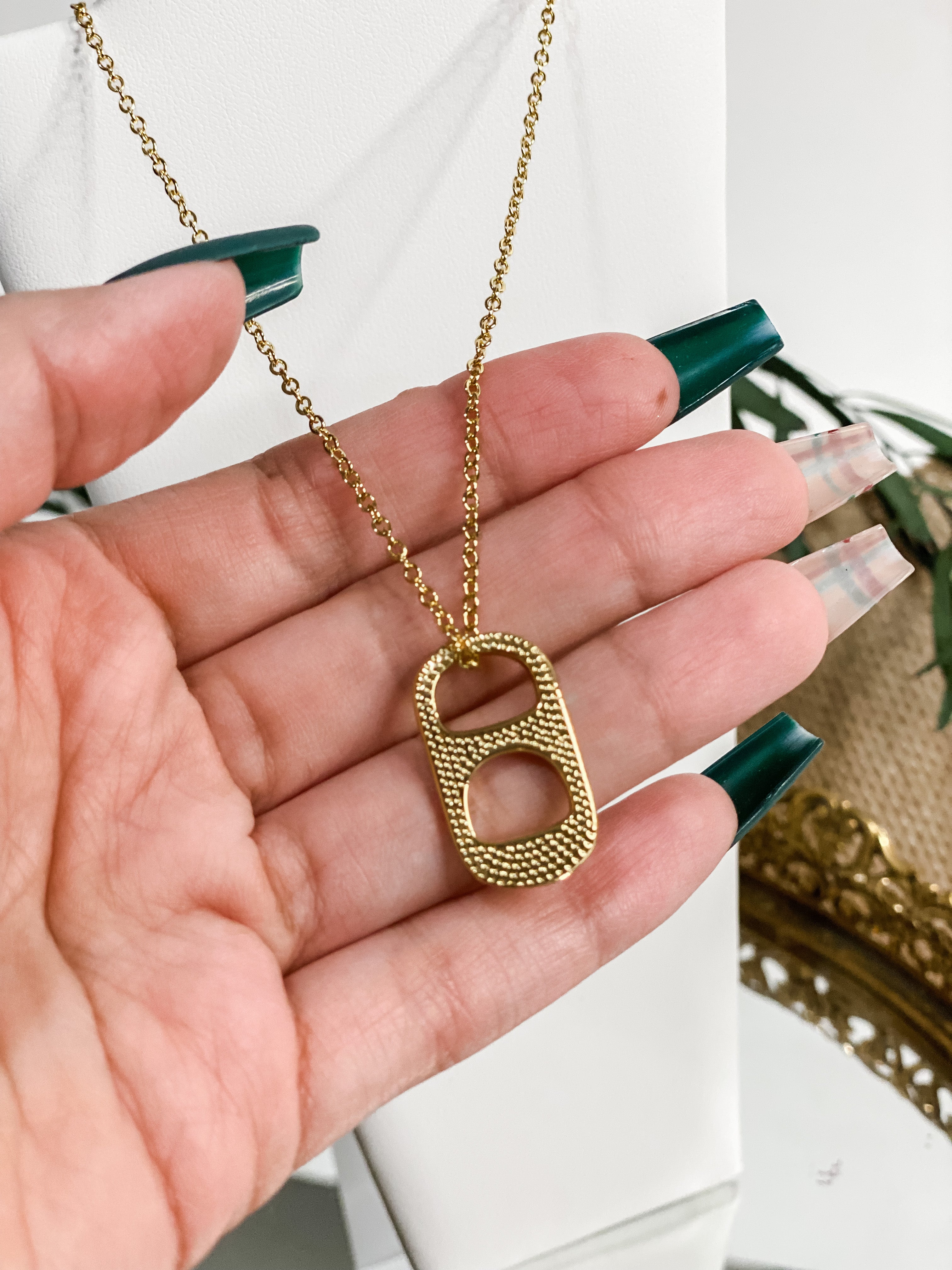 Large Soda Cap Pendant Necklace