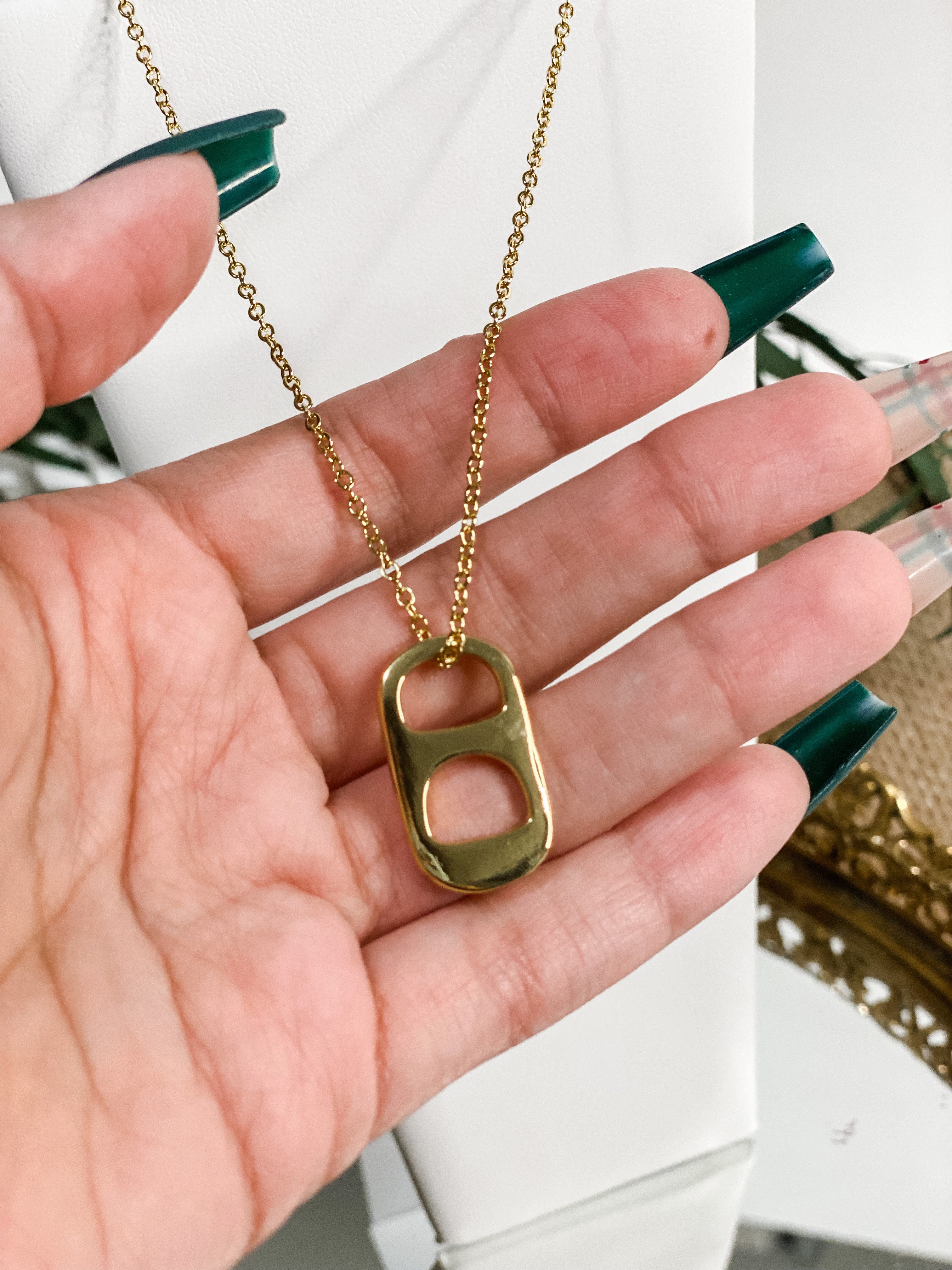 Large Soda Cap Pendant Necklace