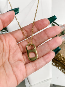 Large Soda Cap Pendant Necklace