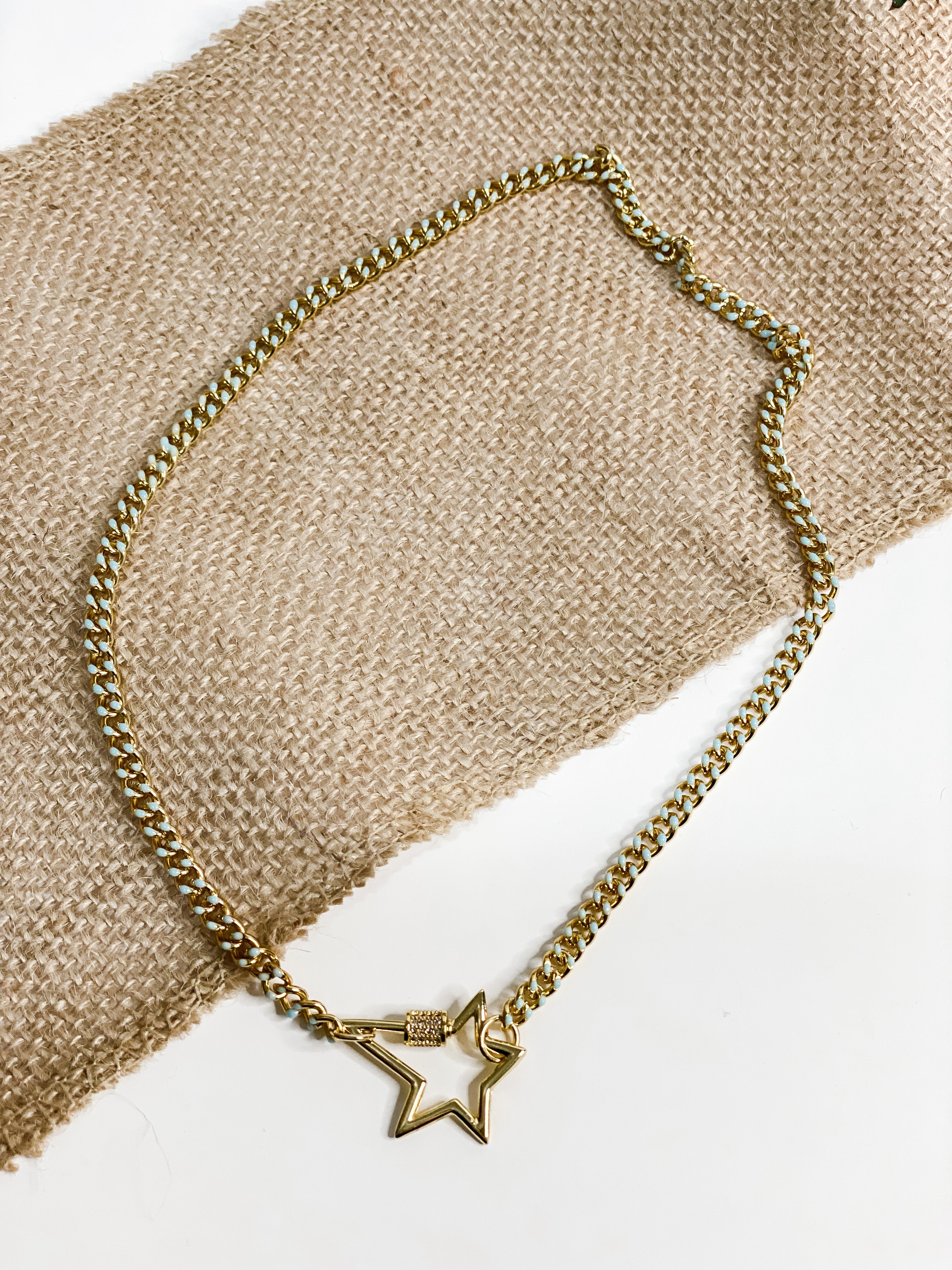 Infinity Star Cuban Link Necklace
