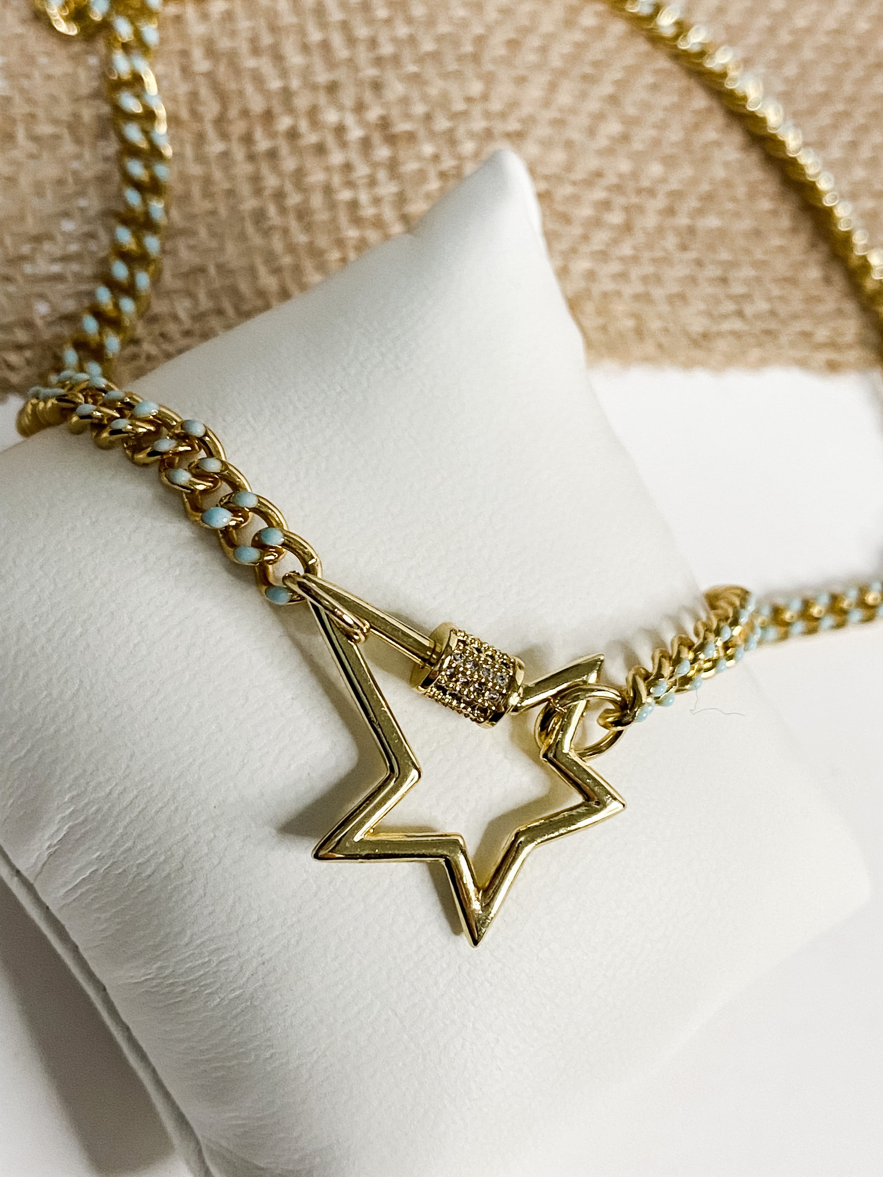 Infinity Star Cuban Link Necklace
