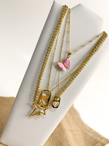 Infinity Star Cuban Link Necklace