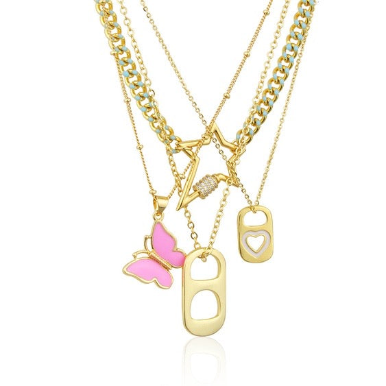 Infinity Star Cuban Link Necklace