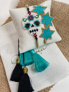 3 Star Teal Miyuki Bracelet
