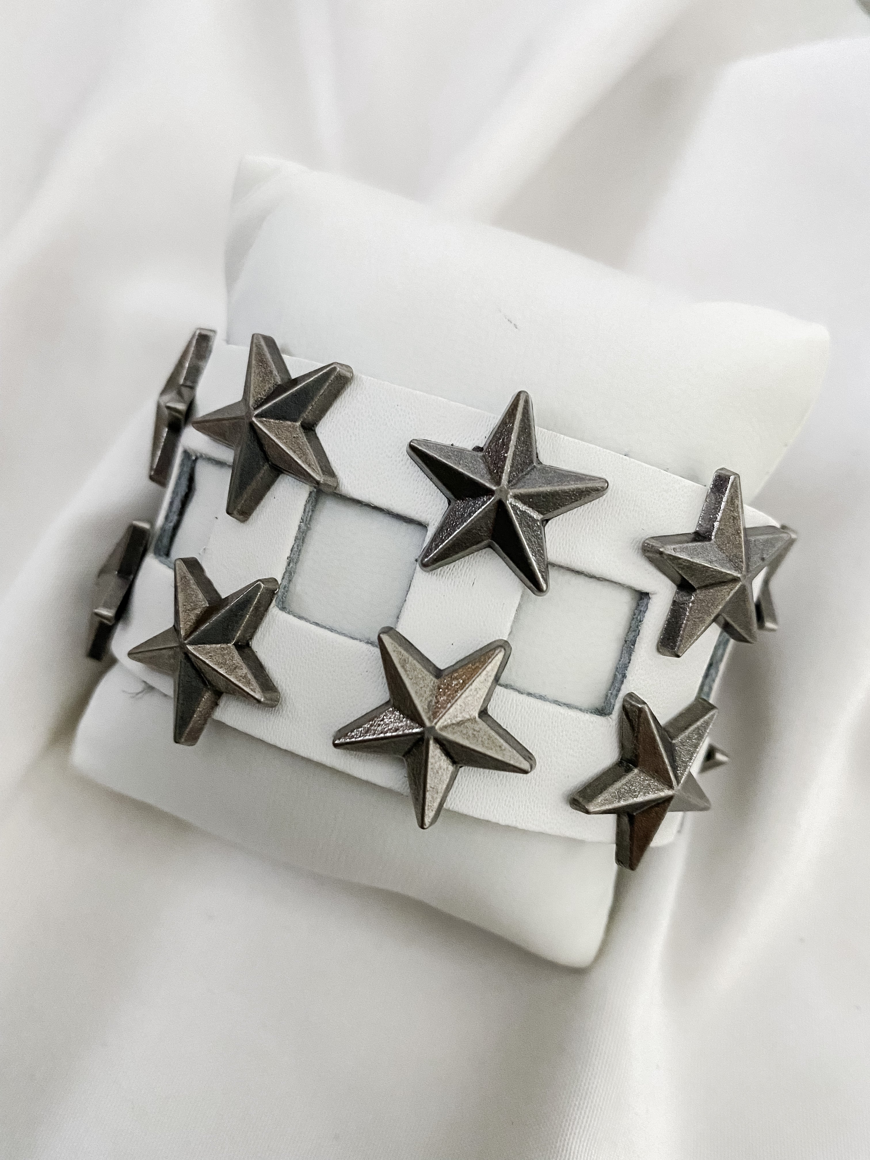 Vegan Leather Star Bracelet