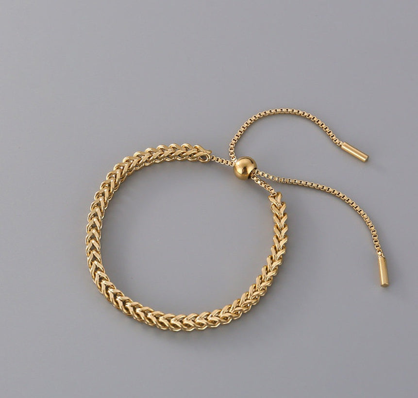 Gold Braided Bracelet