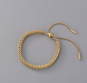 Gold Braided Bracelet