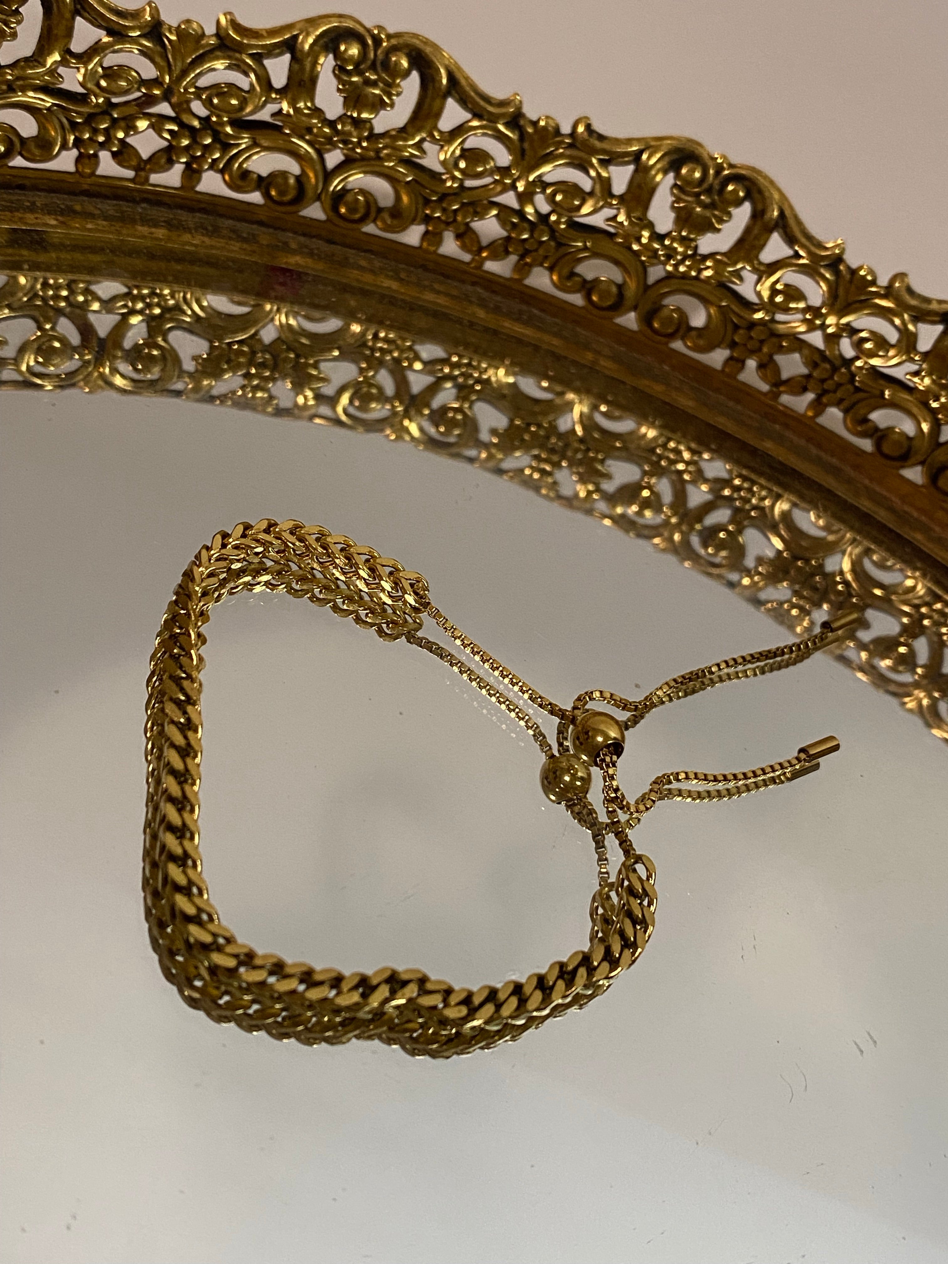 Gold Braided Bracelet